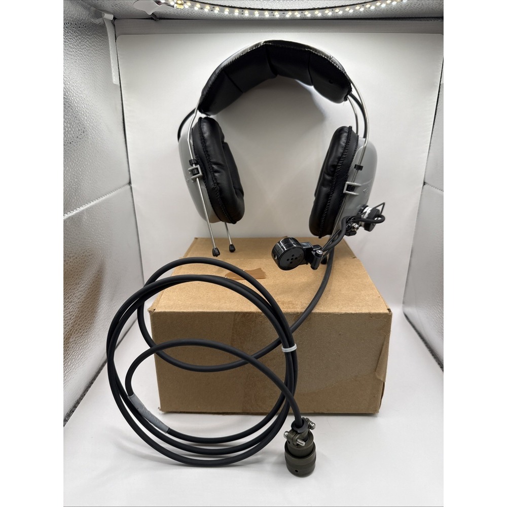 JTC Military Microphone‎ Headset JTC-OC-0723-0110 Pilot Aviation Headphones NEW